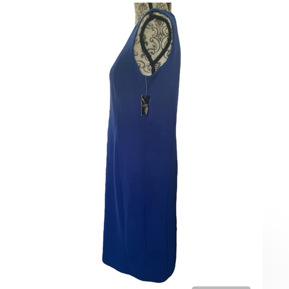 Liz Claiborne Blue Sleeveless Dress - Picture 7 of 8